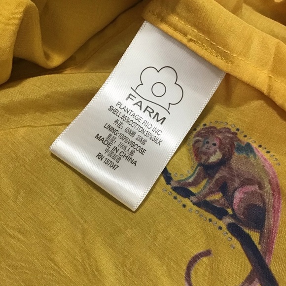 NWT Farm Rio Jungle Tucanos Silk Blend Wrap Dress Size X-Small. - Picture 11 of 11